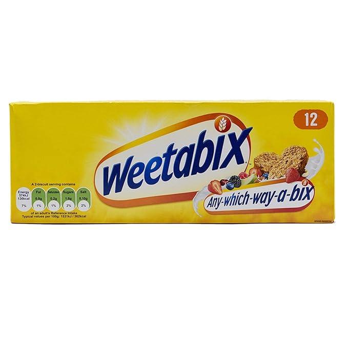 Weetabix Cereal 12 Pk, BB Date: 06/01/2026