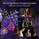 Ideas Halloween Purple Flowers Gothic Rose, Compatible with Lego Flowers Gift for Adults Women Girls Home Botanical Decoration for Birthday, Mother's Day, Christmas 8-16+ (822PSC)