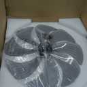 LEDIARY 27.7" Ceiling Fans with Lights, Remote/APP Control, Black