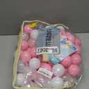 MoonxHome Ball Pit Balls for Toddlers, BPA Free Crush Proof Plastic Toy Balls for Ball Pit, Children's Pool Water Toys, Macaron Ocean Balls for Play Tent 2.15 Inch Pack of 100 200 500 800 1000