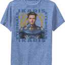 Marvel Eternals Ikaris Hero Box Boy's Performance Tee (Medium, Royal Blue Heather)
