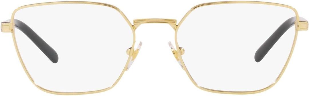 Vogue Eyewear Women's VO4244 Rectangular Prescription Eyewear Frames, Gold/ Demo Lens, 51 mm
