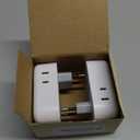 2 Pack European Plug Adapter USB C, TESSAN US to Europe Adapter 4 Outlets 3 USB Charger, Type C International Power Adaptor to Italy Spain France Portugal Iceland Germany, Europe Travel Essentials