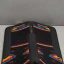 Weaver Equine 23" x 24" Pony Size Single Weave Wool Blend Horse Saddle Pad, Contoured Western Saddle Pad for Shock Absorption, Black/Orange/Navy
