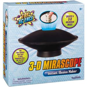 Toysmith, 3-D Mirascope, 6" Instant Hologram Image Maker, For Boys & Girls 8+