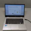 ASUS Chromebook CX1, 14" FHD, Intel® Celeron N4500 Processor, 64GB Storage, 4GB RAM, ChromeOS, Transparent Silver, CX1400CKA-AS44F
