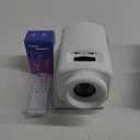 Rossetta 3D Projector, Mini HD 3D Galaxy Projector with Bluetooth Speaker & Remote, 1/2H Timer, 60 Themes, Night Light for Kids Bedroom, Room Decor, Birthday & Christmas Gifts for Adults, Girls, Boys (White)