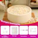 Realhaha Ball Pit Balls Baby Kids Plastic Playpen Playballs 2.15″ 200 Beige