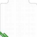 Office Chair Mat for Carpet - Clear Thick Desk Chair Mat for Carpet Plastic Floor Mats for Rolling Work and Gaming Chairs with Studs for Low Pile, Flat and No Carpeted Floors (36" X 48" with Lip)