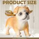 Jetec Angel Dog Memorial Christmas Ornaments for Tree French Bulldog with Gold Wings Hanging Ornament Remembrance Pooch Gifts for Christmas Xmas Loss of Dog