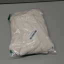 Pallene Faux Fur Plush Throw Pillow Covers 18x18 Set of 2, Luxury Soft Fluffy Striped Decorative Pillow Covers for Sofa, Couch, Living Room, Cream White