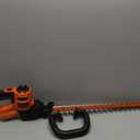 BLACK+DECKER 22" Electric Hedge Trimmer, Lightweight 4.0 Amp Corded Dual Action Shrub Trimmer, Full Wraparound Handle, High Output Low Vibration (BEHT350FF)