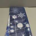 Avezano Merry Christmas Happy New Year Banner Christmas Blue Gold Banner Happy New Year Backdrop Party Decorations 70.8 x 43.3 Inch