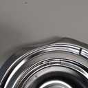 W10196405 W10196406 Stove Burner Drip Pans for Electric Stove Top-Compatible with Whirlpool Electric Range-Thickening to Prevent Bent-Set of 4 Chrome Drip Pans, Silver