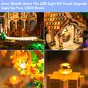 LocoLee LED Light Kit Compatible with Lego Rivendell, DIY Lighting Set Accessories Compatible with Lego 10316 for Fans (Lights Only, No Models)