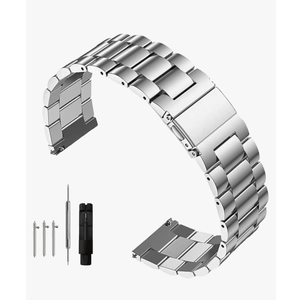 Quick Release Stainless Steel Watch Band Matte Brushed Metal Watchband 14mm 16mm 18mm 20mm 22mm 24mm Universal Solid Stainless Steel Metal Smartwatch Bracelet Replacement Band for Men Women