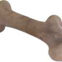 Pet Qwerks Dinosaur BarkBone - Nylon Dog Bone for Aggressive Chewers - Bacon Flavor - 8.5"