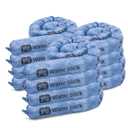 PIG Super Absorbent Sock for Water - 12 Pack - 3" x 48" - Absorbs Up to 1.75 Gallons per Sock - PM50636 (Blue)