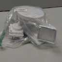 Olafus 180W Motion Sensor Outdoor Light Plug in, 18000LM Motion Flood Light Dusk to Dawn, IP65 Waterproof Exterior LED Security Lights, 5 Heads Motion Detector Yard Lights for Garage Backyard - White