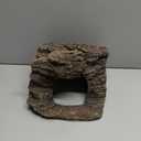 Reptile Rock Basking Platform, Gecko Hide Cave Hiding Place, Snake Cave and Hides for Reptiles, Amphibians, and Small Animals, Lizards (Type-DMedium)