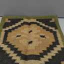 Indian Vintage Kilim Hand Loom Cushion Cover 18X18 Pillows Boho Ethnic Shams Jute Pillow Cases Rug Boho (Pattern 091)