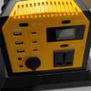 1200W Power Inverter & 6A Rapid Charger for DeWalt 20V Battery  6-Port DC to AC 120V Converter, 3 USB-A + 3 USB-C, 300lm LED Light for Camping, Travel, Emergencies(Battery not Included)