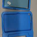 Fire HD 10 & Fire HD 10 Plus Tablet Case for Kids (13th/11th Generation, 2023/2021 Release), DJ&RPPQ Lightweight Shockproof Case Built-in Screen Protector with Handle Stand, Not fit iPad Samsung- Blue