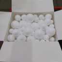 240 Pack Foam Balls -Craft Balls DIY Home, School Craft Project -240 Bulk Foam Balls, 4 Sizes .8, 1.2, 1.6, 2 Inches