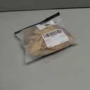 COZYEASE Women's Seamless Bra Front Closure Wireless Bras Spaghetti Strap Triangle Bralette with Padding, Khaki, Small