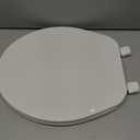 Bemis 70 Durable Plastic Toilet Seat, Round, White