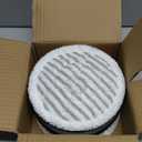 4 Pack S7001 Upgraded Steam Mop Replacement Brush Pads, Compatible with Shark S8201/S8001/S7201/S7000 Series Steam and Scrub Mop, Nylon Bristle for Polishing Hard Floors (2 White, 2 Gray)