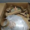 CAROTE 14 Pcs Pots and Pans Set Nonstick,Cookware Set Kitchen Cooking Set with Utensil and Pan Protectors (Cream White)