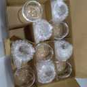Volens 24PCS Clear Votive Candle Holders for Table Centerpieces, 2''2'' Round Glass Tealight Candle Holders Bulk for Wedding Decor and Home Decorations