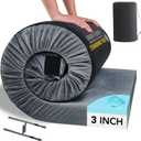 HomeMate CertiPUR-US Memory Foam Camping Mattress Pad Portable Roll Up Mattress for Adults Sleeping Mat Cot Mattress Pad (Cot / 72*24*3, Grey)