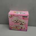 Golray Remote Control Toy Dog with Leash for Kids Girls, Electronic Interactive Plush Puppy Can Walk Bark, Stuffed Animal Dog Pet Care Pretend Play Set Gifts for Girl Kid Toddler 3 4 5 6 7 8 Years Old