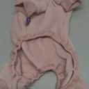 cyeollo Dog Pajamas Warm Fleece Coat Pjs Thermal Sweater Dog Onesie Stretchy Winter Doggie Jumpsuit Pet Outfits for Small Dogs, Pink M (Medium (chest Girth: 15"-18"))