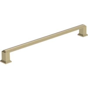 Amerock BP37361BBZ | Golden Champagne Cabinet Pull | 10-1/16 inch (256 mm) Center to Center Cabinet Handle | Appoint | Drawer Pull | Kitchen Cabinet Handle | Furniture Hardware