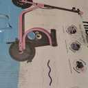 Hiboy JoyHaul Kids Electric Scooter for Ages 59  LED Neon Lights, 56Wh Battery Up to 5 Miles, Under-Seat Storage, Front Drum Brake, 100W Brushless Motor (Blue)