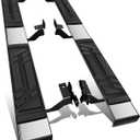 DNA MOTORING 6.5" Flat Running Boards Side Step Nerf Rails Bars Compatible with 05-06 Lexus RX330 / 07-10 RX350 / 06-08 RX400h /2010 RX450h, STEPB-U-RX10-T1