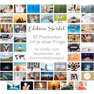 Edition Seidel Set of 50 Premium Postcards Motivational Cards Communication Training Conversation Game Coaching Tools Cards Landscapes Nature Feeling Cards Self-Mindfulness Sayings