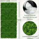 ODTORY Artificial Plants Hedge Wall Panels54x120 Inch (45 sqft) UV-Anti Greenery Boxwood Fence Privacy Screen, Faux Ivy Grass Wall with Fake Leaves for Indoor Outdoor Background Covering