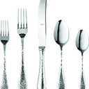 MEPRA 106822005 Epoque 5-Piece Durable 18/10 Stainless Steel American Style Flatware Cutlery Set for Fine Dining, Dishwasher Safe, Service for 1