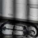 LONEDRUID Dusk to Dawn Sensor Outdoor Wall Light Fixtures Black Roman 17.71" H Exterior Wall Lantern Waterproof Sconce Porch Lights Wall Mount for House Garage Doorway, ETL Listed (Black & Gold Trim)