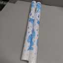 2 x Blue Fish Abstract Wallpaper 17.3"x 120" Peel and Stick Wallpaper Self-Adhesive Contact Paper Waterproof Vinyl Removable Wall Paper for Children's Room,Bedroom,Cabinets,Living Room