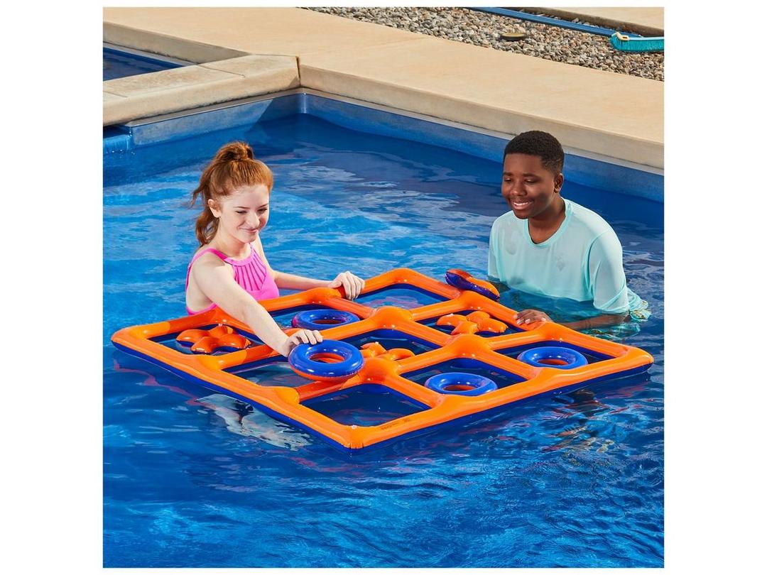 Poolmaster Giant Floating Tic Tac Toe Game for Swimming Pool and Backyard