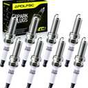 Iridium Spark Plugs 8 Pack 93501 LKAR7BIX-11S Compatible with Nissan Armada NV2500 NV3500 TITAN INFINITI FX50 M56 Q70 Q70L QX56 QX70 QX80 V8 5.0L / 5.6L