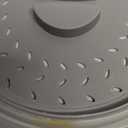 2 in 1, Aidacom Microwave Place Mat & Food Cover- Mat as Bowl Holder, for Splatter Guard, Multi-use: Silicone Trivet, Pot Holders, Drying, Baking, Utensils Rest for Kitchen Counter, Grey (Gray)