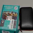 Rhesusco R36MAX Handheld Game Console - 4.0-Inch Screen, Support 22000+Classic Games,128G TF Card,Portable Console with Open Source System,4000mAh Battery,Birthday Gift for Adult or Partner - Black