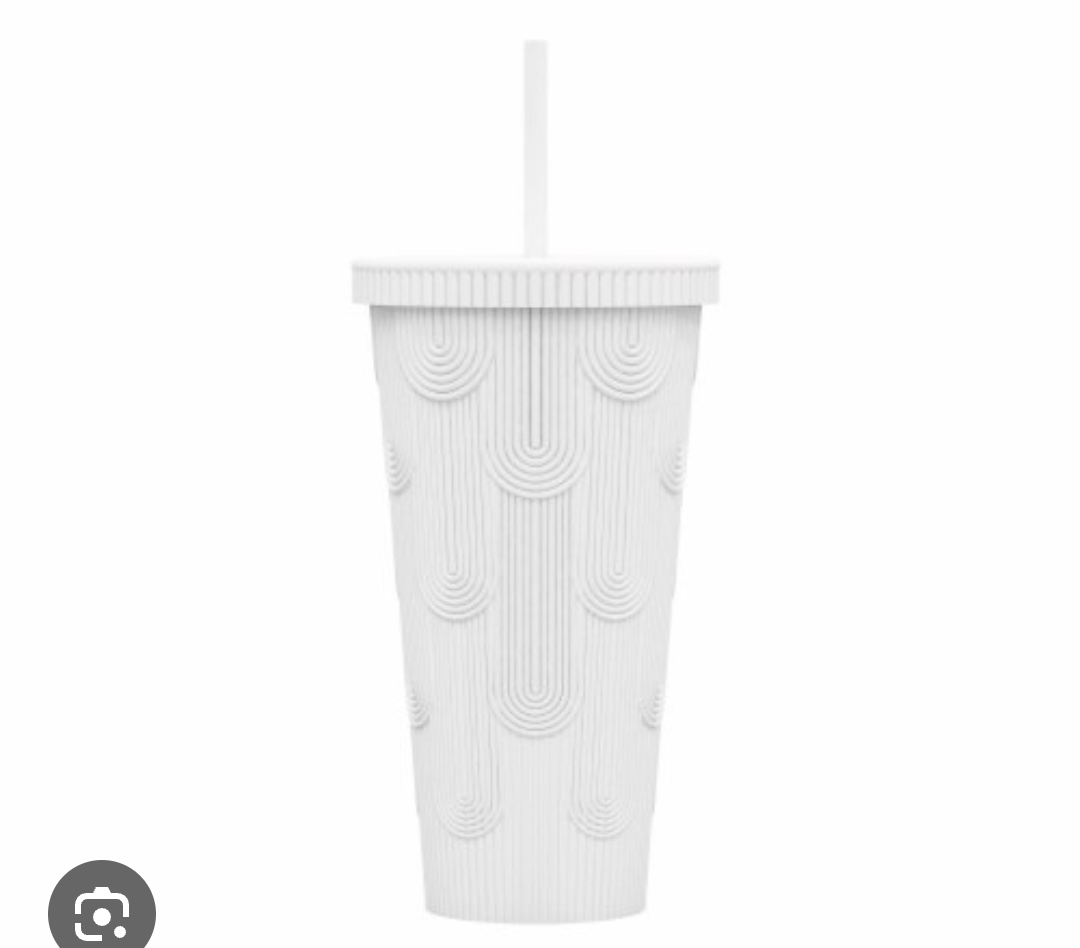 Destination Holiday Plastic Tumbler - White 24Fl