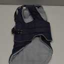 Queenmore Winter Dog Jackets for Medium Dogs with Harness Built-in, Waterproof Puffer Jacket for Snow/Cold Weather, Pet Warm Coat for Doggie Boy/Girl - Fleece Lining Reflective Easy-on, Navy M